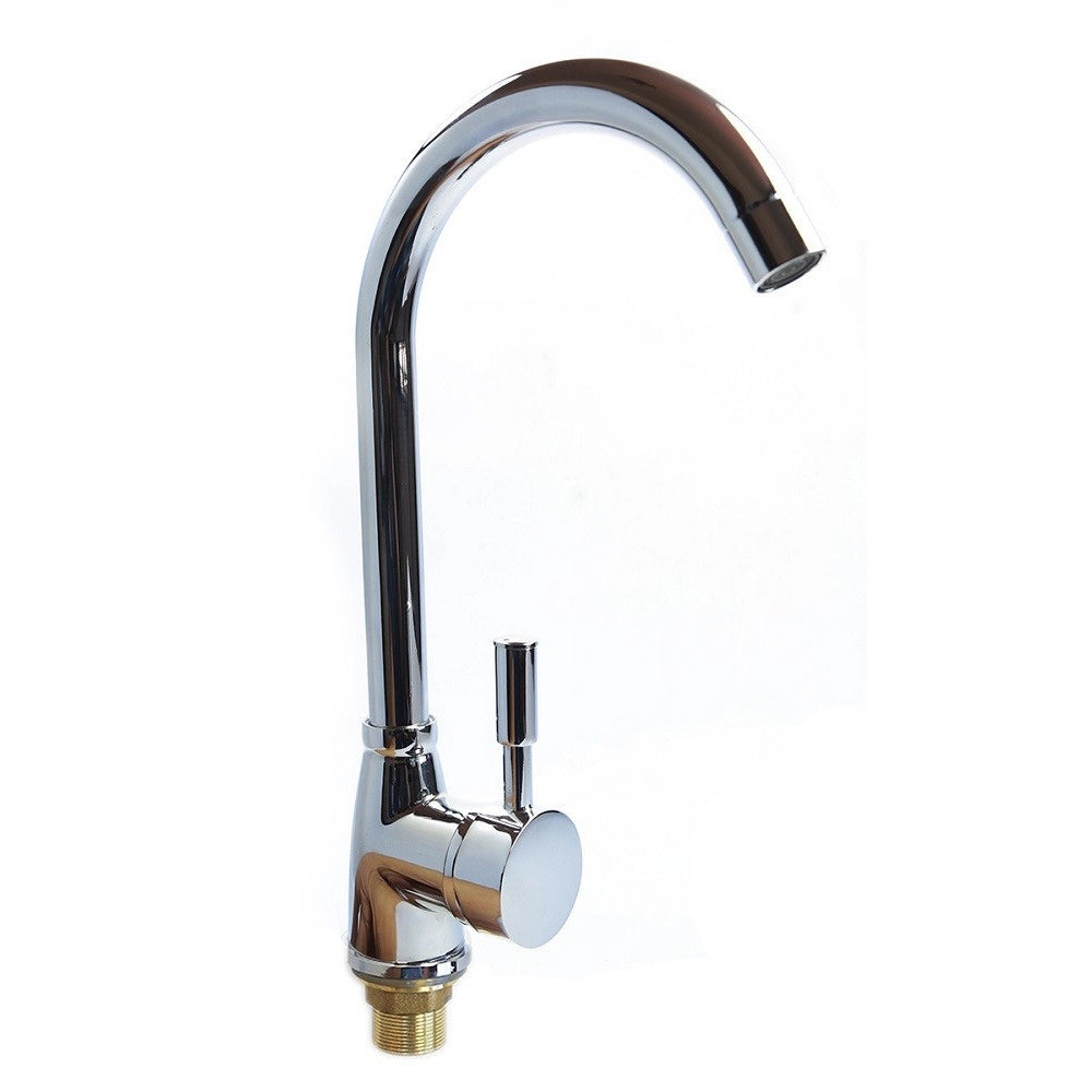Trade Shop - Miscelatore Rubinetto Monocomando Lavabo Lavello Bagno Cucina Cromato V6 -