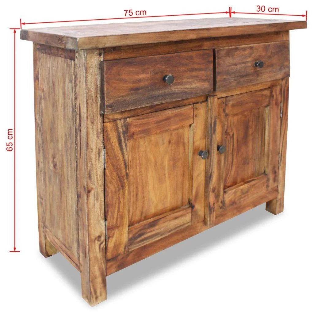 Buffet credenza mobiletto consolle mobile contenitore legno massello di recupero 75 cm 4402019