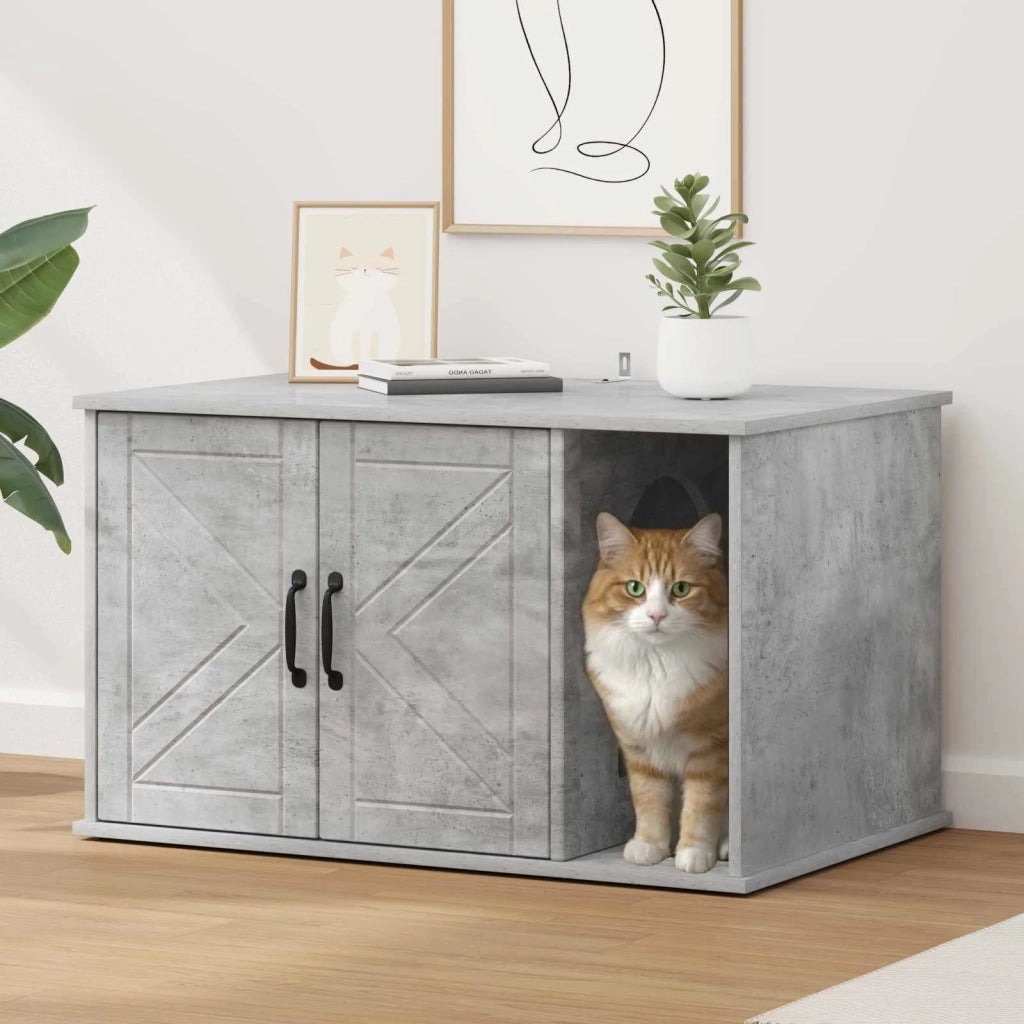 Casa per Gatti Calcestruzzo 85 x 55 x 50 cm Legno multistrato 8000737