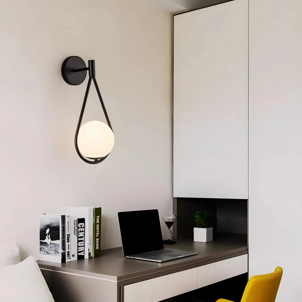 Lampada Da Parete G093-1w Black White