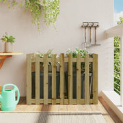 Fioriera da Giardino Recinzione 100x50x70 cm in Pino Impregnato 832486