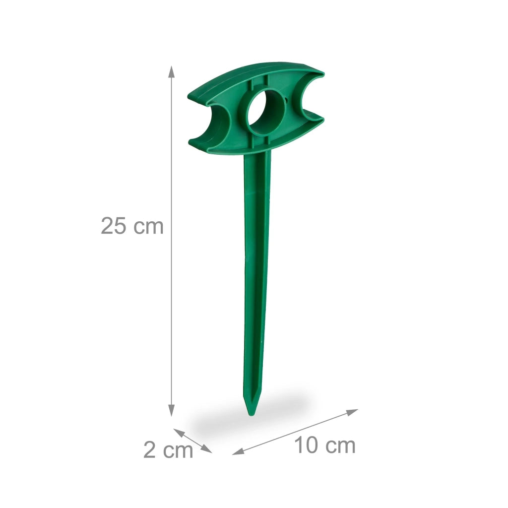 Set di 6 picchetti di fissaggio verdi per giardino e campeggio in plastica verde 13_0013925
