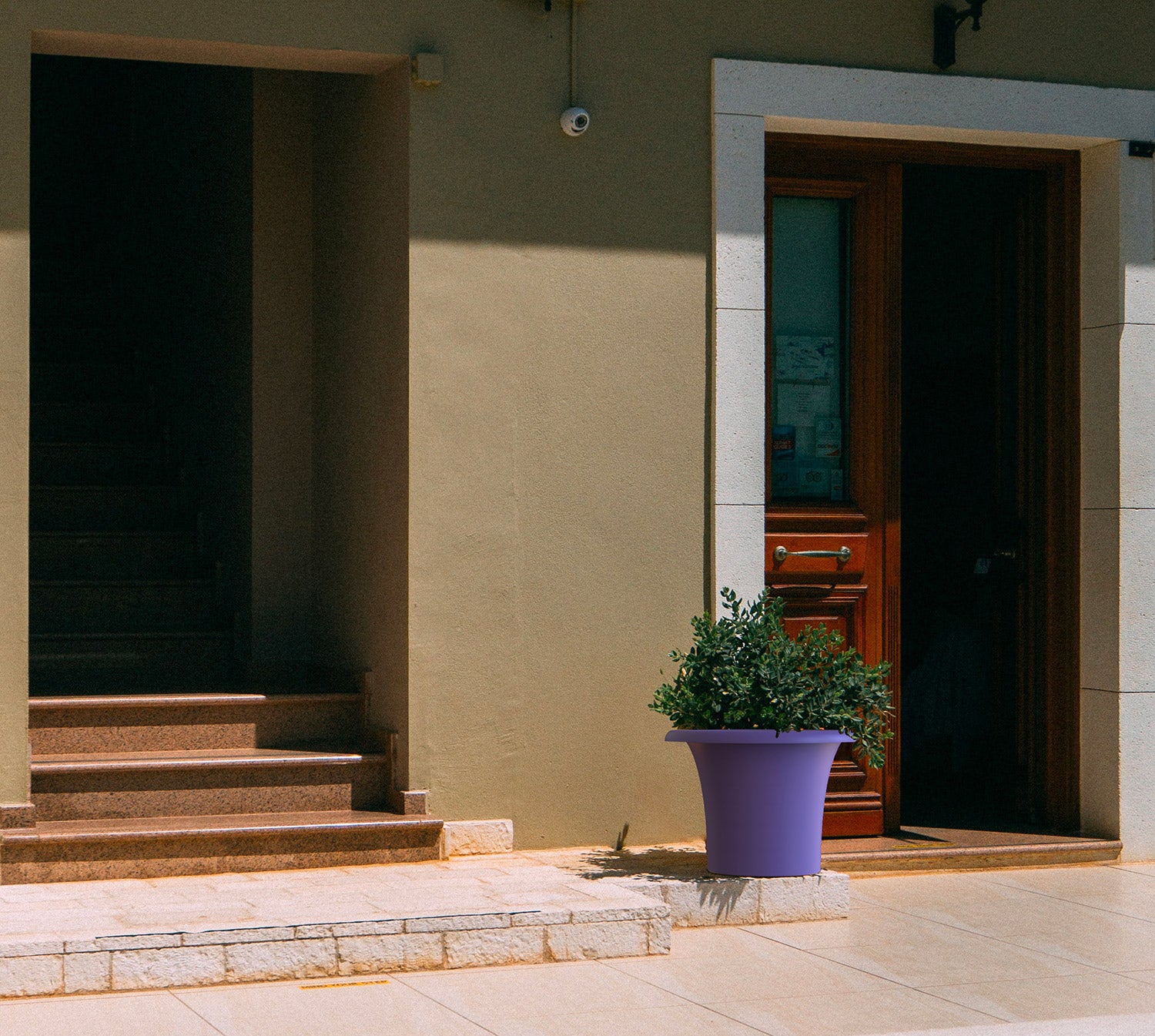 Vaso Ø72x50 cm in Resina Arkema Tummy Vase Dove Grey