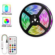 Trade Shop - Striscia Led Smd5050 Ip20 12v 5 Mt Digitale Luce Rgb Telecomando W5050r-12-60-ic -