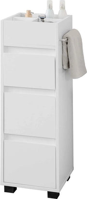 Cassettiera da bagno - Armadio da bagno - Cassettiera da bagno con 3 ante di apertura