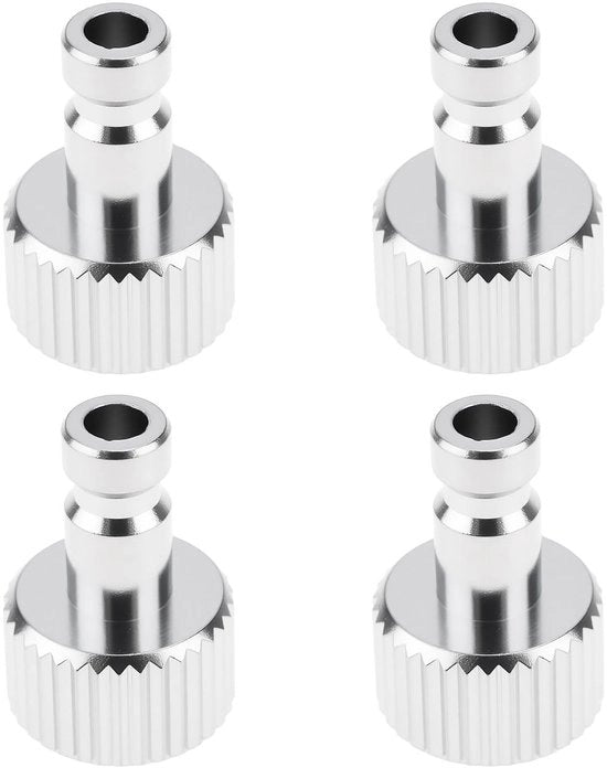 4 Pezzi di Connettore di Rilascio Rapido per Airbrush 1/8