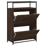 Scarpiera 75 x 34 x 112 cm in legno ingegnerizzato marrone 02_0043415