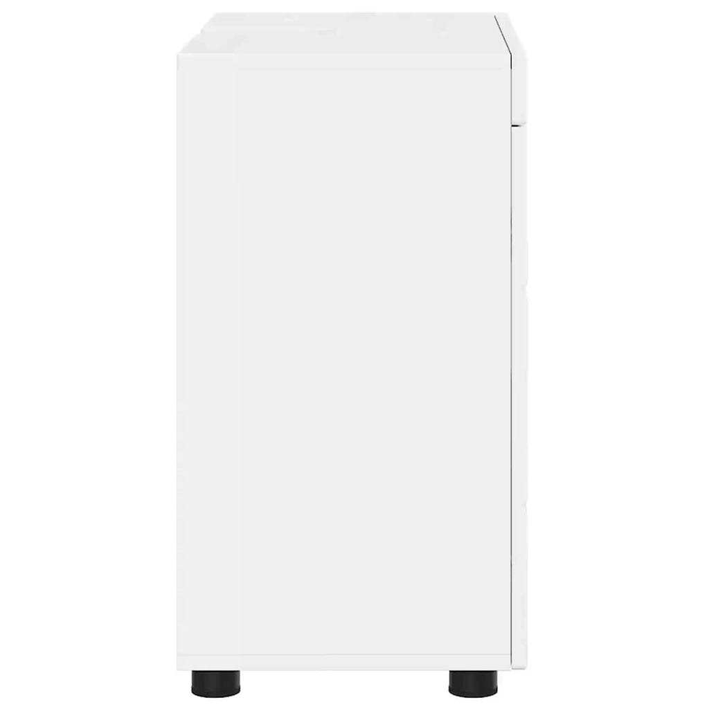 Set di Armadi da Bagno TULUM Bianco Lucido 60 x 34 x 63 cm 880325