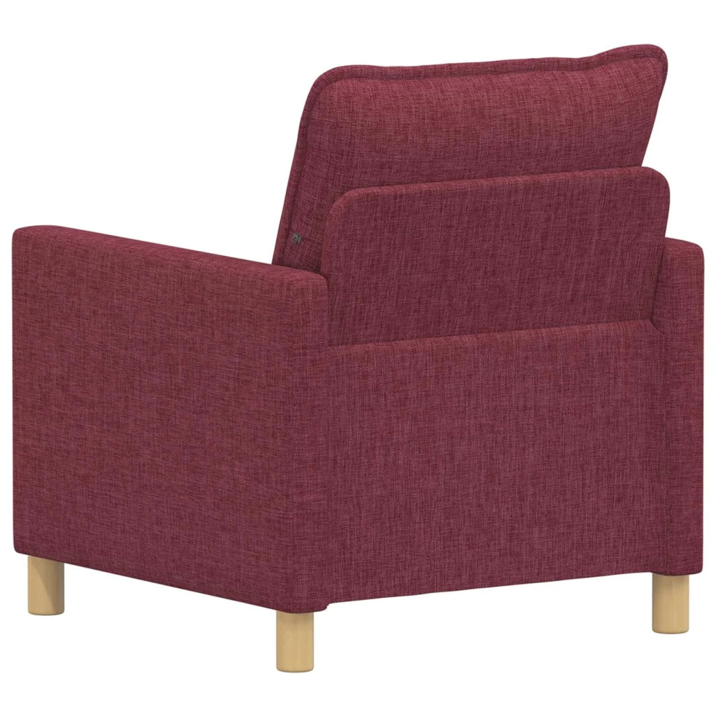 Divano Rosso Vino 76 x 81 x 87,5 cm Tessuto