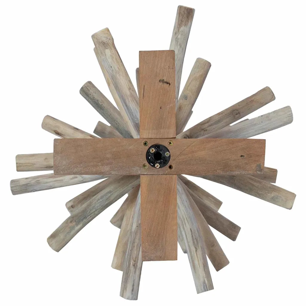Albero di Natale Marrone 90 cm Legno massello di teak