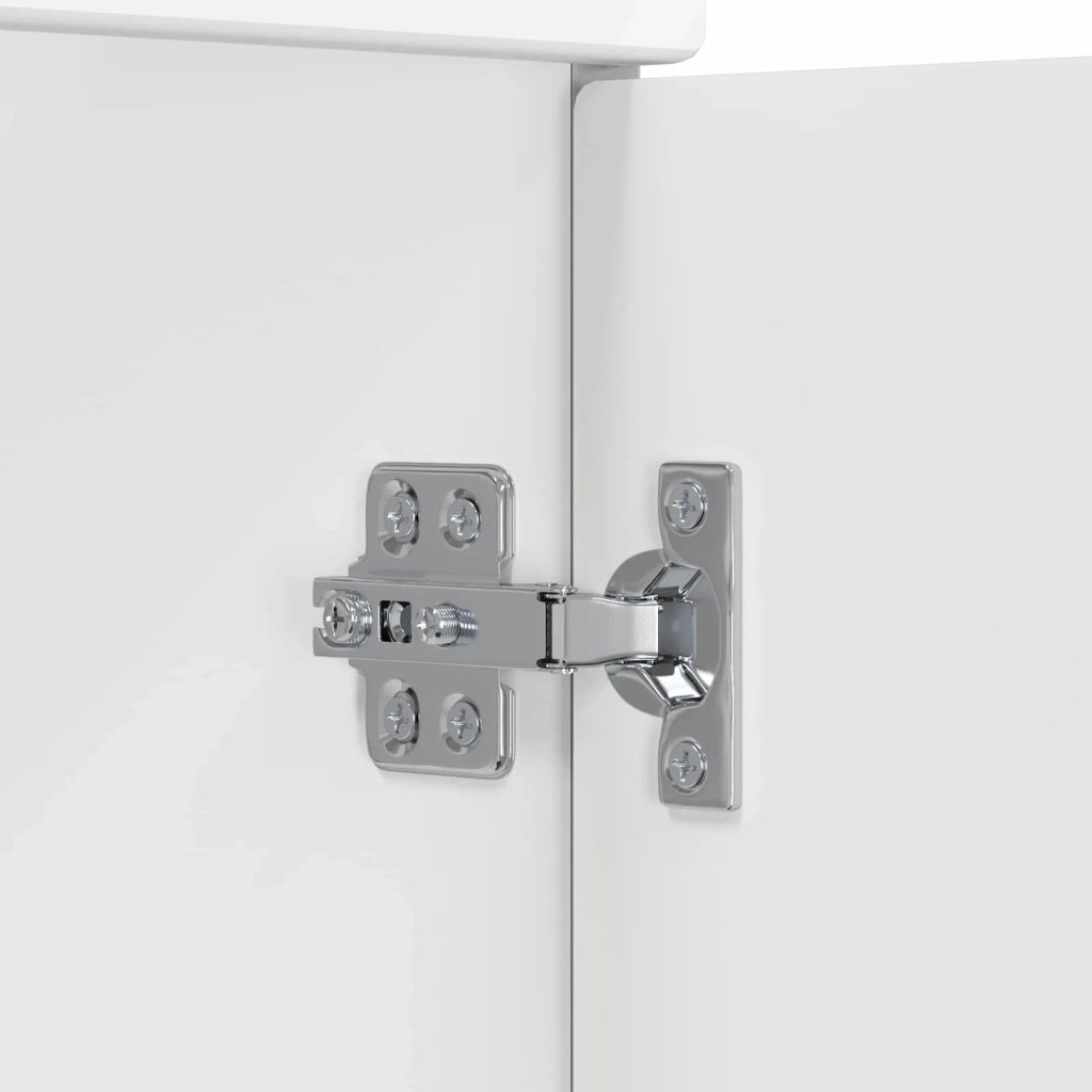 Set di mobili per il bagno Bianco Lucido Legno ingegnerizzato 3404244
