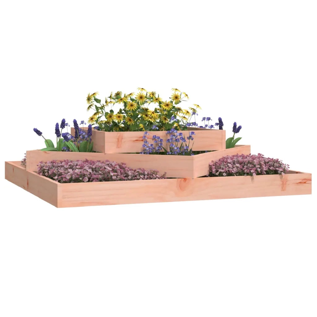 Fioriera | Cassetta per fiori | Vaso 112x112x27 cm in Legno Massello di Douglas
