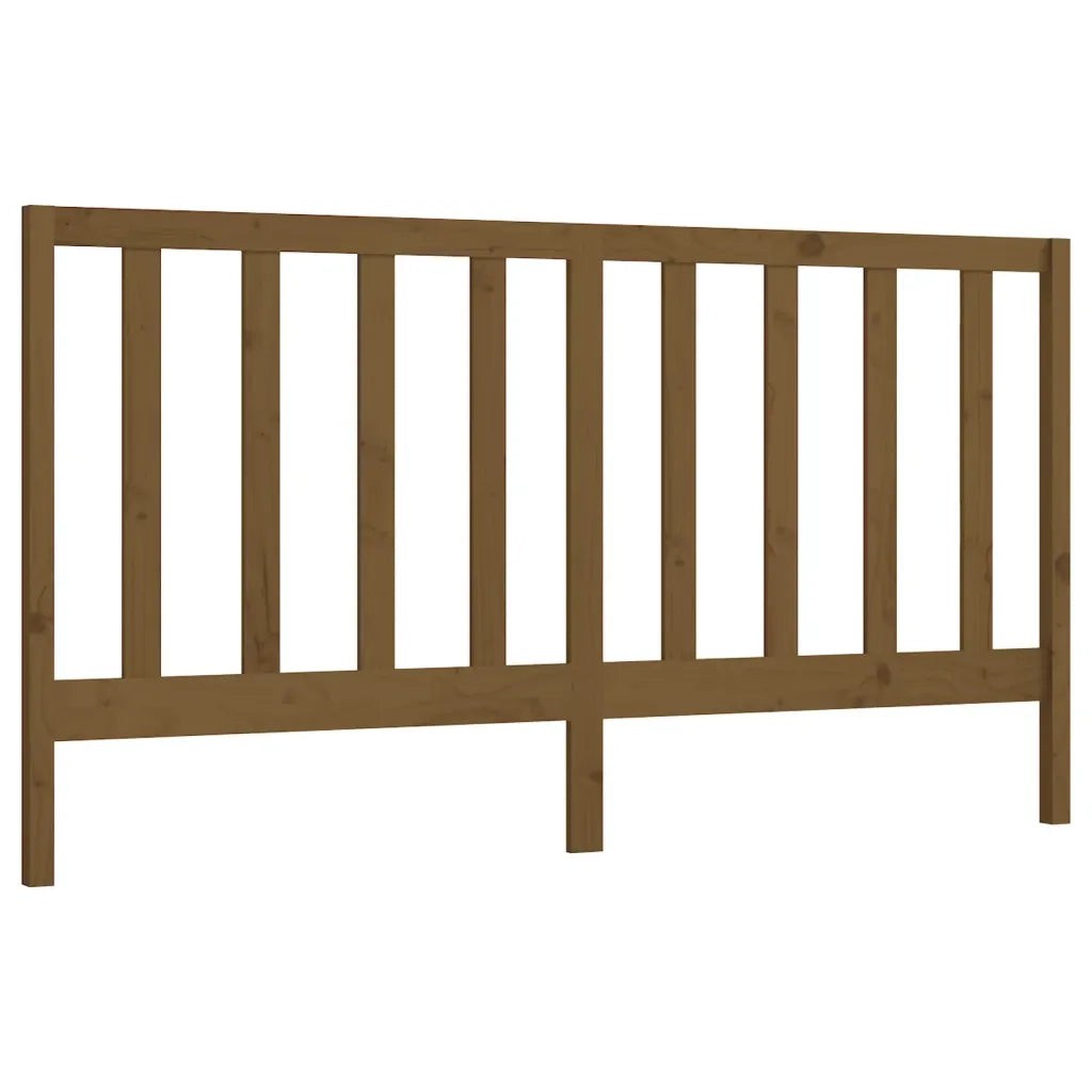 Testiera | Testata per Letto ambra 206x4x100 cm in Legno Massello di Pino