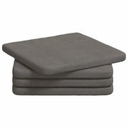 Cuscini per Seduta 4 pz | Cuscini per sedie Grigio chiaro 40 x 40 x 3 cm