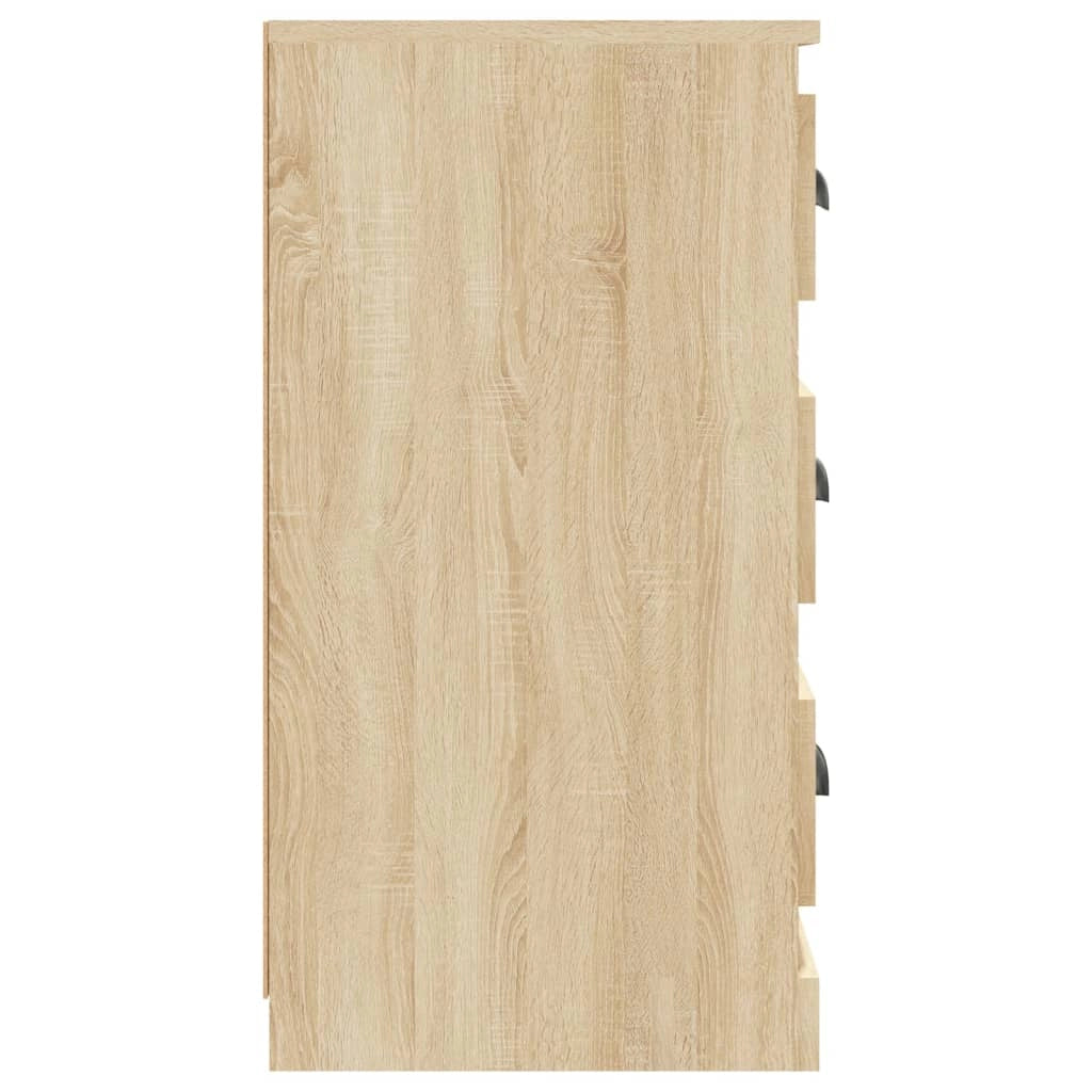 Buffet credenza cassettiera mobiletto mobile contenitore organizer cucina soggiorno rovere Sonoma 70 x 35,5 x 67,5 cm legno ingegnerizzato marrone 02_0031700