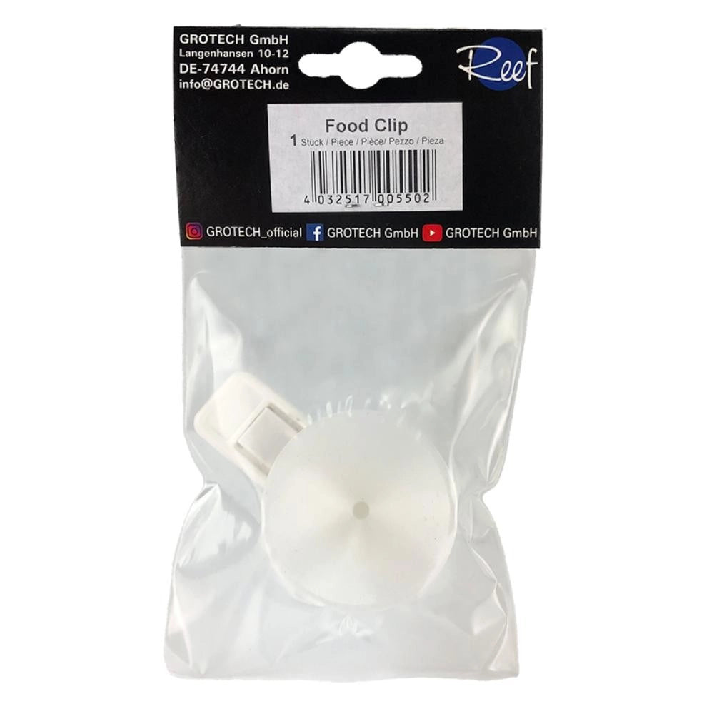 GroTech Food Clip - Clips con Ventosa per Cibo/Alghe - 1 Pezzo