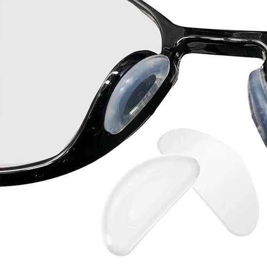 Set di 10 Pads per Occhiali in Silicone - Bianco - Pieghe per Occhiali - Adesivi - Pads - Plastici - Occhiali da Sole - Antiscivolo - Festival - Occhiali da Sole - Uomini e Donne