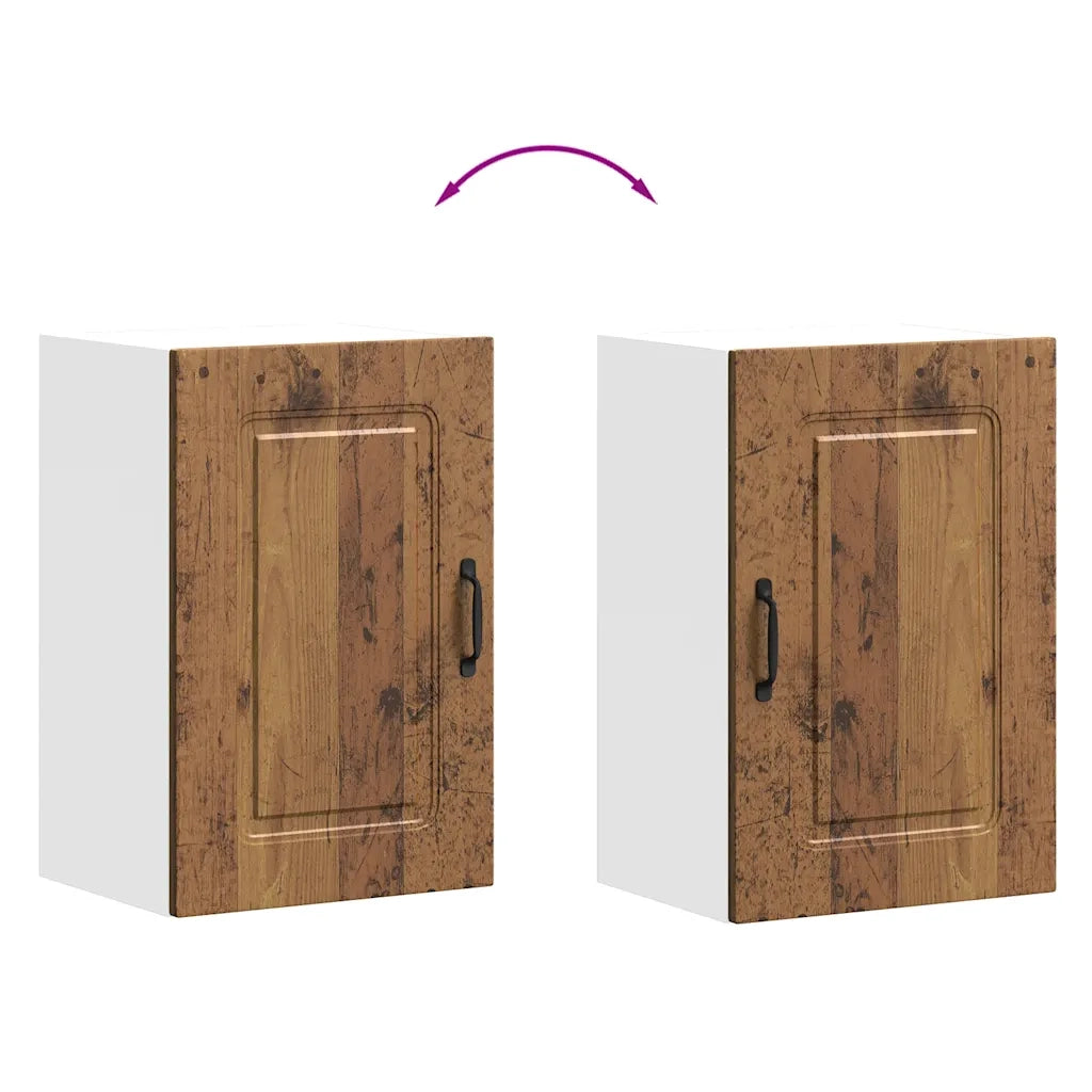Pensile da Cucina Kalmar Legno Vecchio in Legno Multistrato