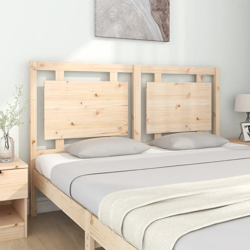 Testiera | Testata per Letto 155,5x4x100 cm in Legno Massello di Pino