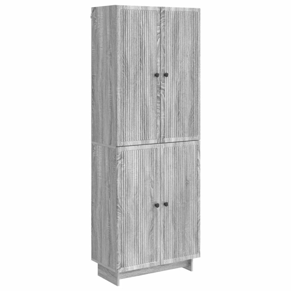Set di armadi 2 pz Sonoma grigio Legno ingegnerizzato 3416364