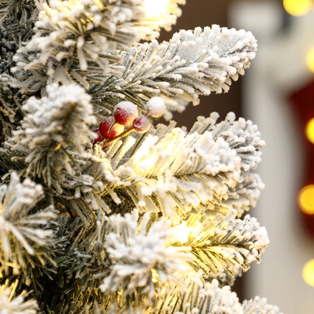 Albero di Natale Artificiale Mini 60cm ¨C Xylo ¨C Con 35 Luci LED e Neve