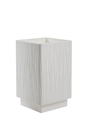 Naturalia Vaso Quadro Alto 55 Plastecnic Vari Colori Colore: Bianco Ottico