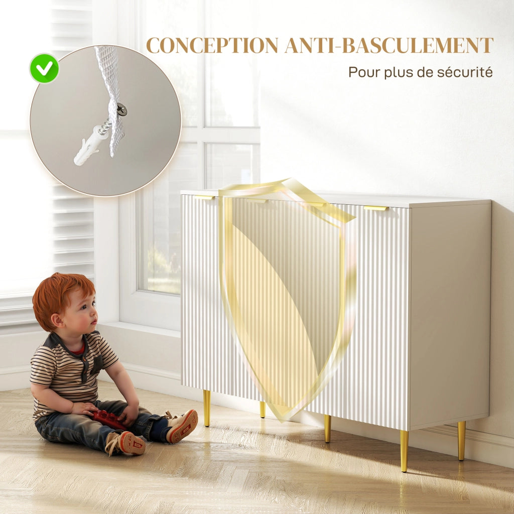 Armadio da cucina ¨C zephmum ¨C bianco 120x40x90 cm