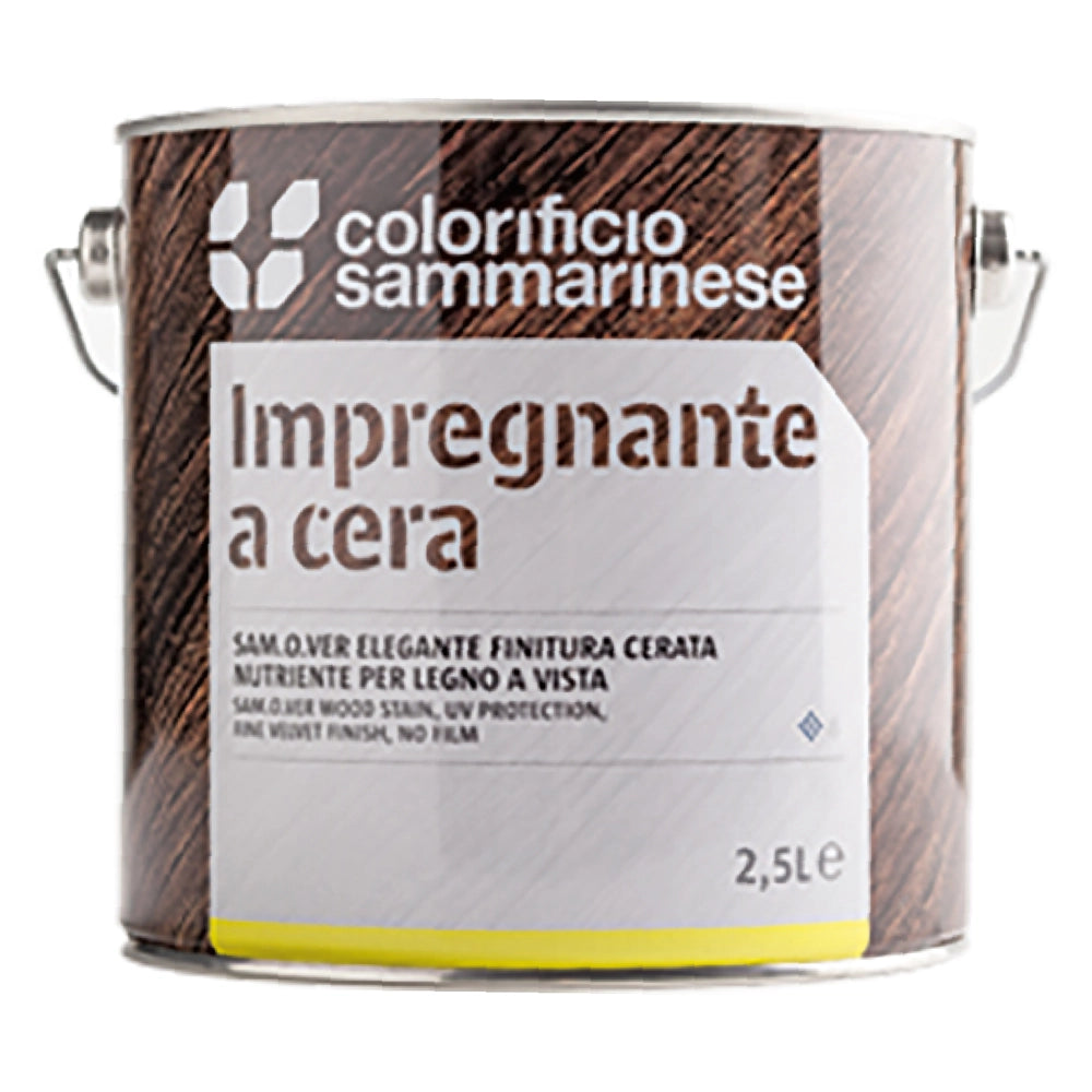 IMPREGNANTE A CERA 'SAMOLEGNO' Lt. 0,750 Rovere- 6 pezzi  - COLORIFICIO SAMMARINESE