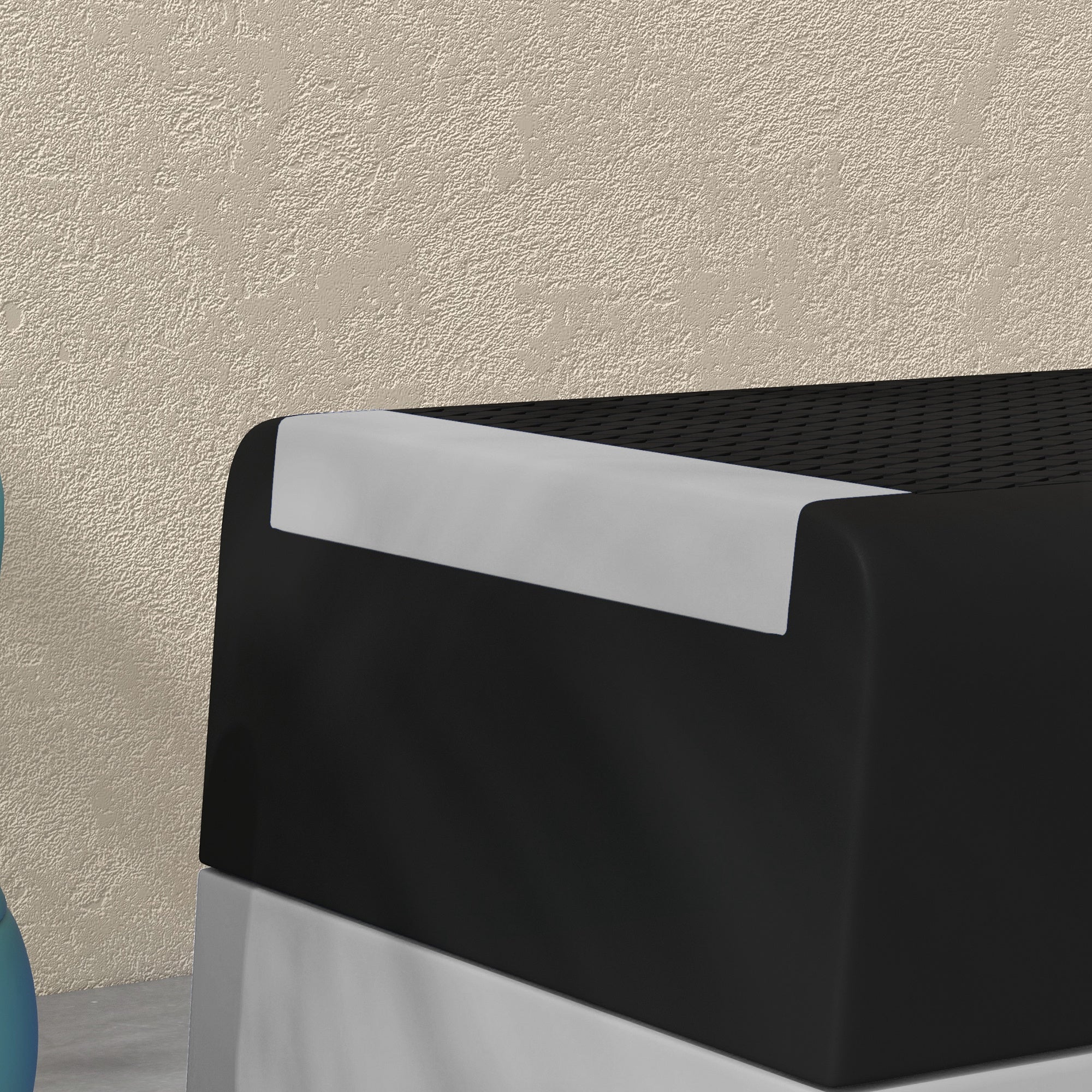 Stepper ad Altezza Regolabile con Gradini Rimovibili e Fondo Antiscivolo 97x36x15/20/25 cm in ABS Grigio