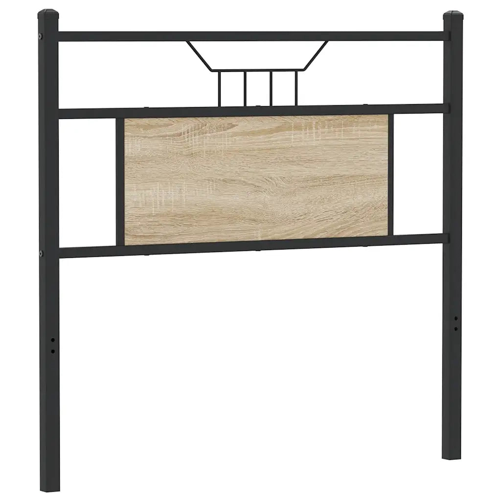 Testiera di Ricambio Rovere Sonoma 75 cm in Legno Multistrato e Acciaio 4106818