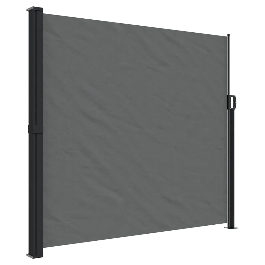 Tenda da Sole Laterale Retrattile-Tenda parasole per balcone Antracite 180x500 cm
