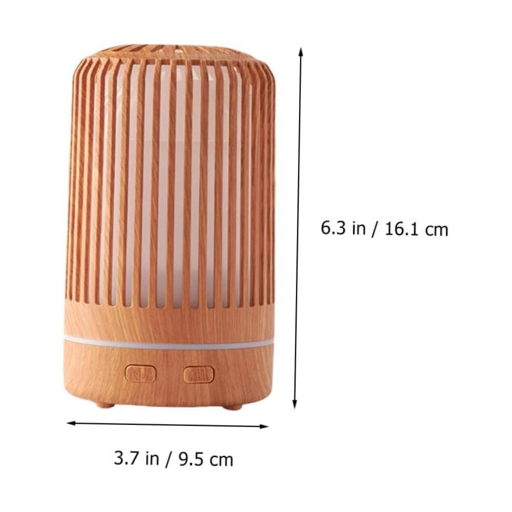 Trade Shop - Umidificatore Per Ambiente Aromaterapia Oli Essenzili Con Luce Notte Profumatore -