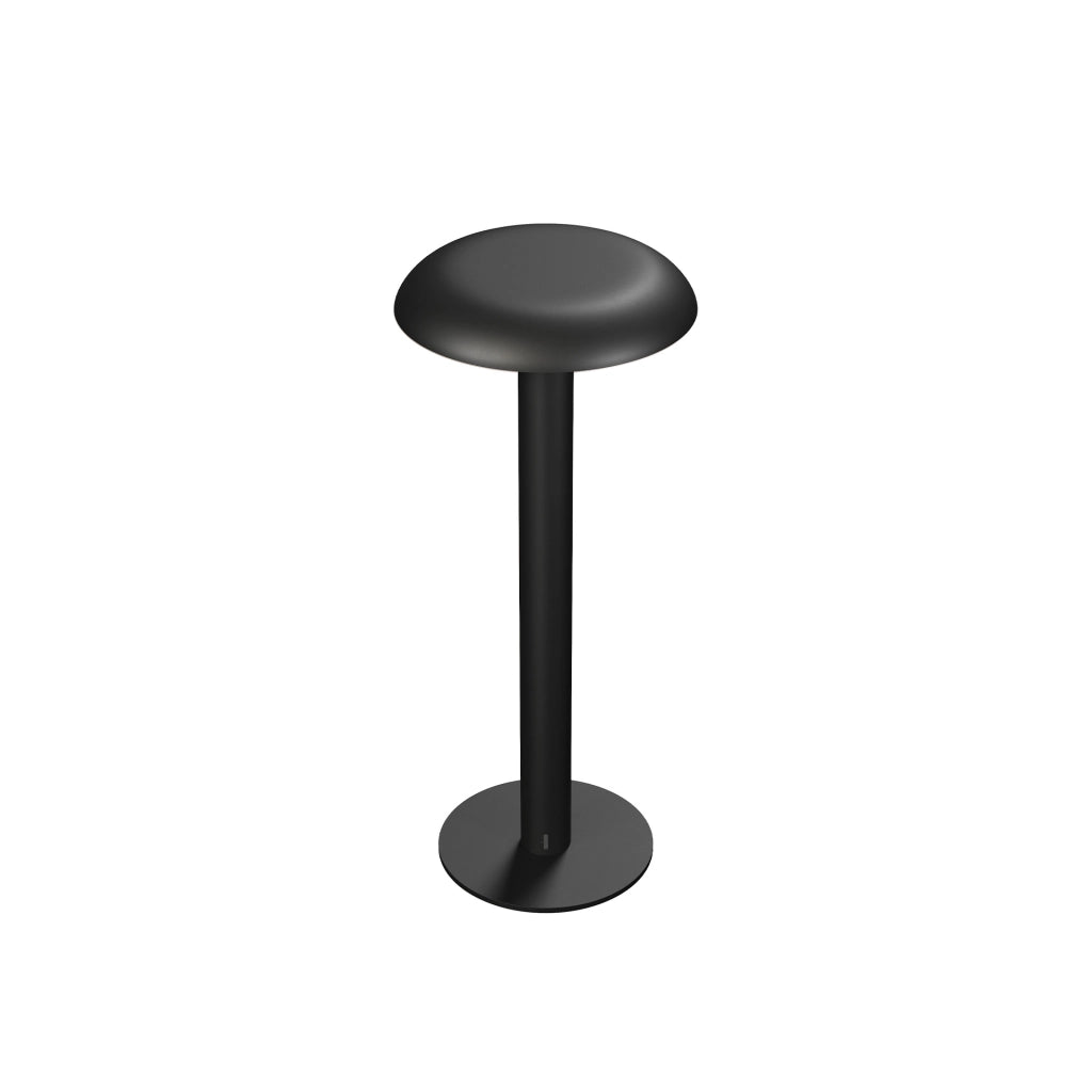 Lampada da Tavolo Portatile Bimba LED 2W con Dimmer Integrato, Selezione Temperature Colore 2000K-3100K-5000K, Protezione IP65, Finitura Nero Opaco