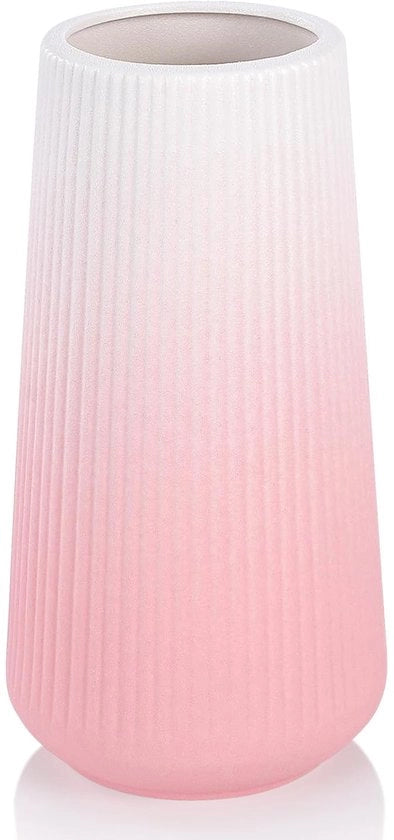 Vaso Ceramico Fiori - Design Moderno - 1 pezzo - Rosa - Fatto a Mano