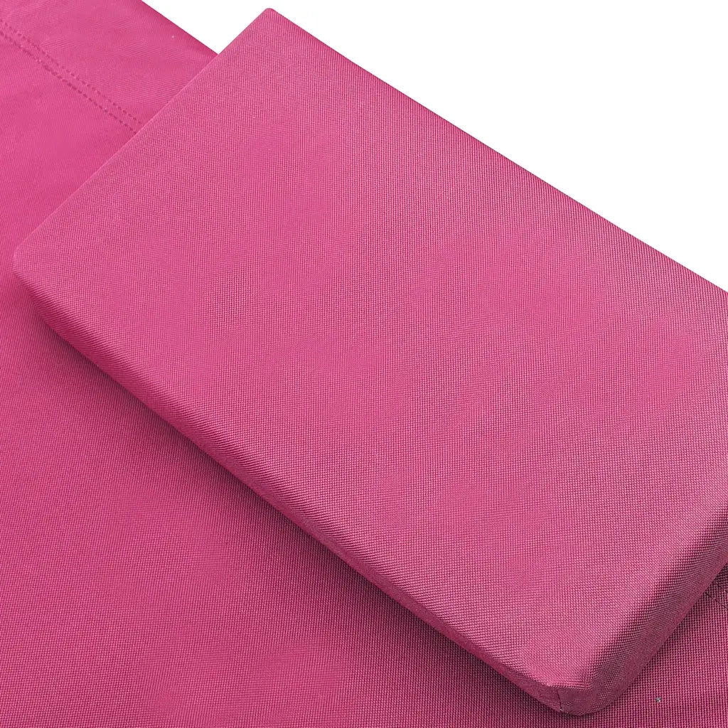 Lettino Prendisole con Baldacchino e Cuscini Rosa 313524