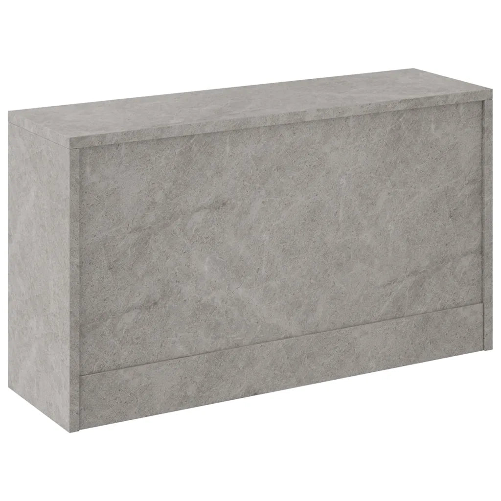 Scarpiera Grigio Cemento 80x24x45 cm in Legno Multistrato