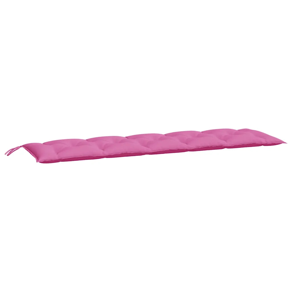 Cuscini per Panca 2 pz-Set di 2 Cuscini per panchina Rosa in Tessuto Oxford