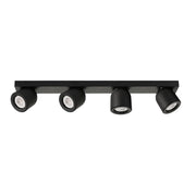 Italux Nuora plafoniera nera 4 luci GU10 SPL-2855-4B-BL