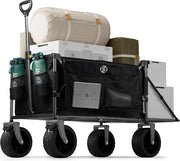 Carrello Bolder - Carrello Opportuno - Carrello da Spiaggia - Ruote Sterzo - Numerose Posizioni - Carrello da Spiaggia Opportuno