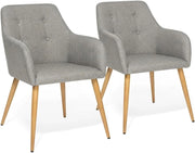 Set di 2 poltrone grigio antracite DANIA