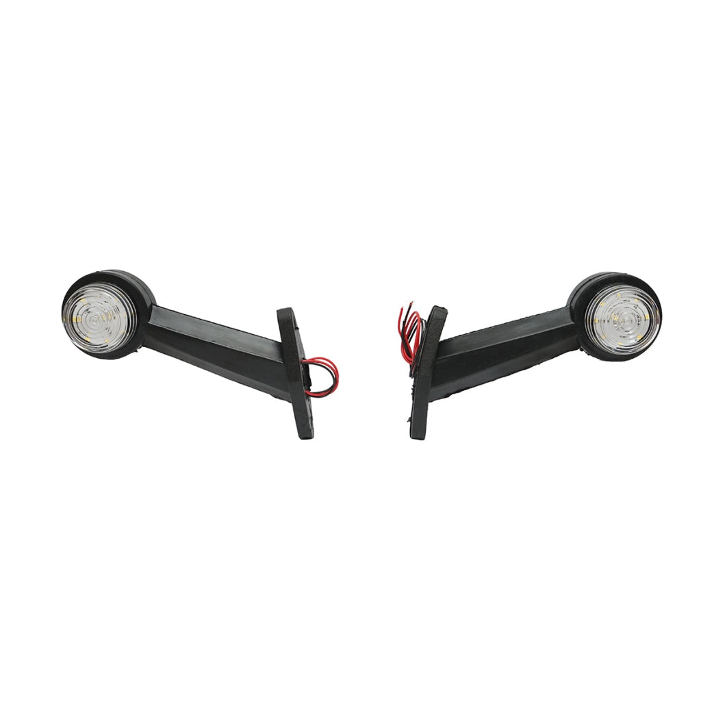 Set di luci di posizione laterali a LED 12/24V, rosso-bianco Breckner Germany