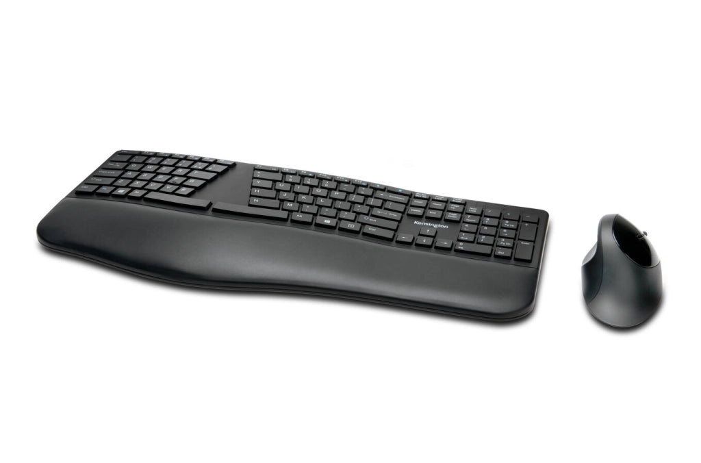 Kensington pro fit ergo tastiera mouse incluso universale rf senza fili + bluetooth qwerty inglese uk nero - K75406IT
