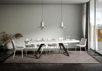 Tavolo Allungabile 180/284x90x77 cm Proxy Premium Bianco Frassino