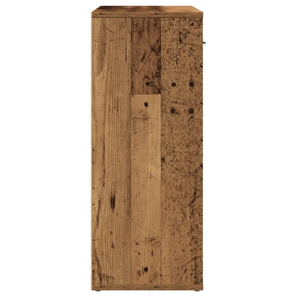 Credenza Legno Antico 60x30x75 cm in Legno Multistrato 855898
