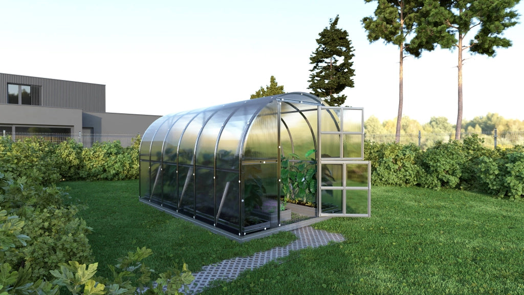 Serra da giardino KLASIKA ARCH 3 x 4 m (12 m²), 4 mm con rivestimento in policarbonato