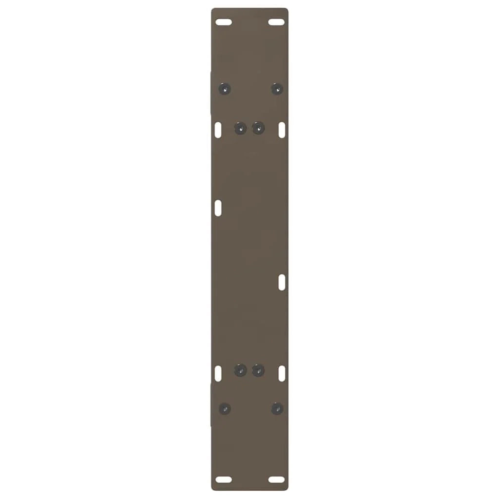 Set di 2 gambe per tavolo a forma di A regolabili 80 x 72-73 cm in acciaio verniciato a polvere nero 02_0057135