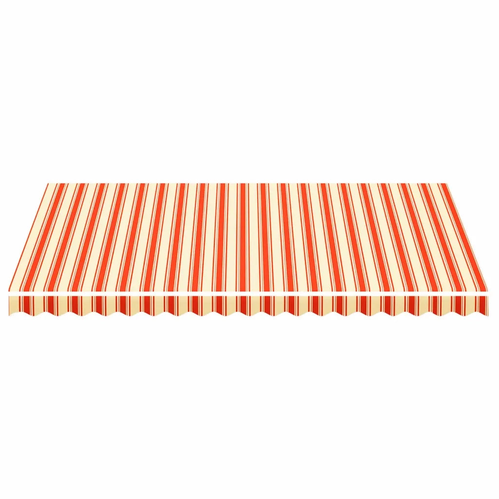 Tessuto di Ricambio per Tenda da Sole-Ricambio telo per tenda da sole Giallo e Arancio 4,5x3 m
