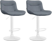 2er Set Barhocker Vonore Kunstleder weiЯ