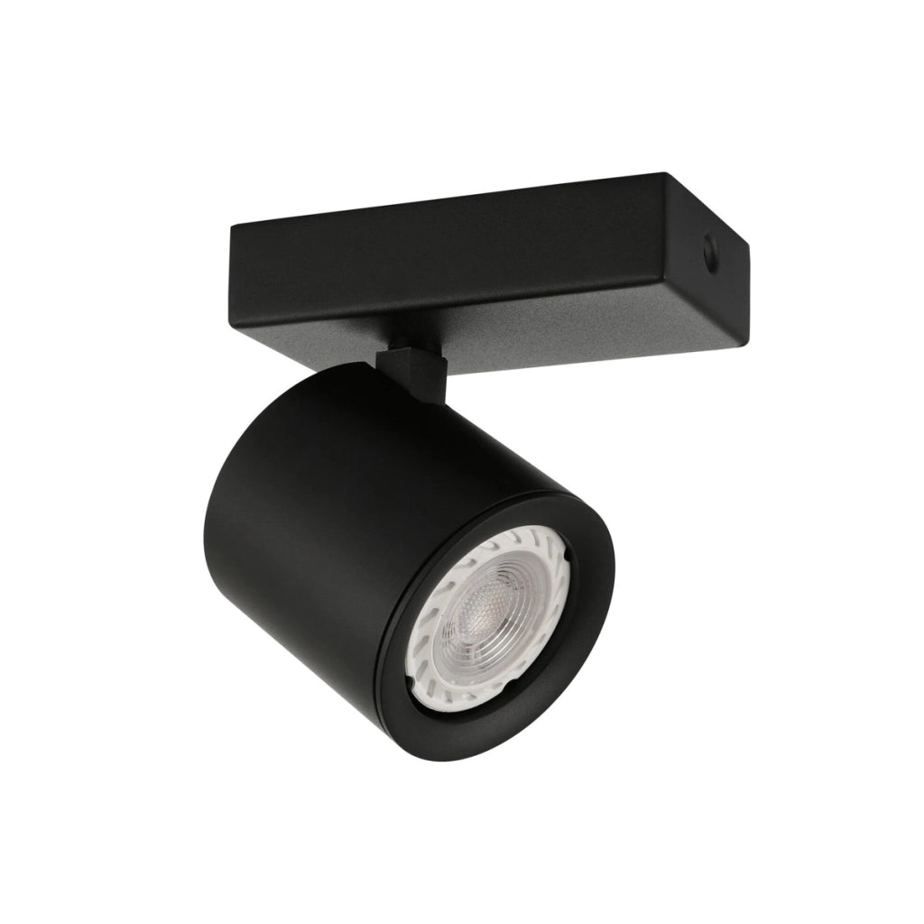 Faretto soffitto moderno nero orientabile GU10 35W Karlota