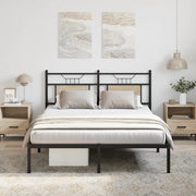 vidaXL Giroletto senza Materasso Rovere Sonoma 137x190cm in Truciolato